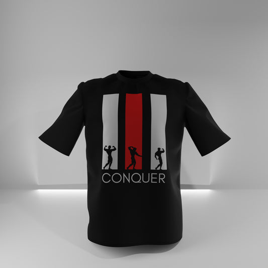 CONQUER Tee – Unleash Raw Power